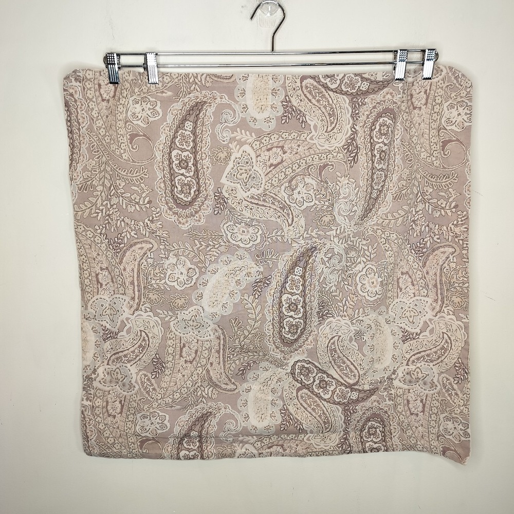 Paisley Pillow Cover Square Sold